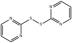 1,2-二(嘧啶-2-基)二硫烷 结构式