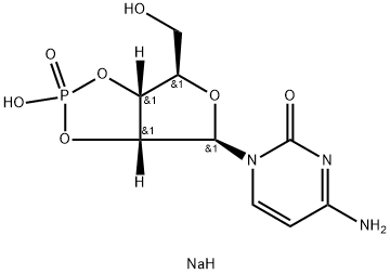 胞苷 2ˊ,3ˊ-环一磷酸钠盐 结构式
