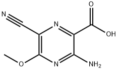 Pyrazinecarboxylic acid, 3-amino-6-cyano-5-methoxy- (9CI) 结构式