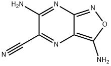 Isoxazolo[3,4-b]pyrazine-5-carbonitrile, 3,6-diamino- (9CI) 结构式