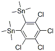 1,2-Bis(trimethylstannyl)-3,4,5,6-tetrachlorobenzene 结构式