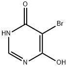 4,6-二羟基-5-溴嘧啶 结构式