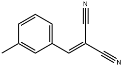 2-(3-甲基亚苄基)丙二腈 结构式