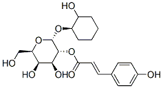 [(2R,3R,4S,5R,6R)-4,5-dihydroxy-2-[(1R,2S)-2-hydroxycyclohexyl]oxy-6-(hydroxymethyl)oxan-3-yl] 3-(4-hydroxyphenyl)prop-2-enoate 结构式