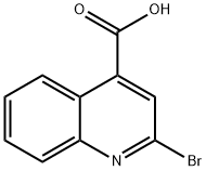 2-溴喹啉-4-羧酸 结构式
