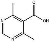 4,6-二甲基嘧啶-5-甲酸 结构式