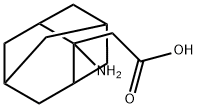 (2-氨基-2-金刚烷基)乙酸 结构式