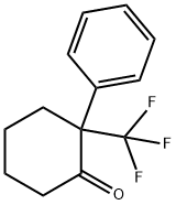 2-PHENYL-2-TRIFLUOROMETHYLCYCLOHEXANONE 结构式