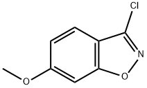 3-氯-6-甲氧基-苯并[D]异噁唑 结构式
