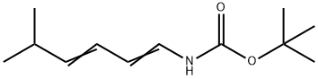 Carbamic acid, (5-methyl-1,3-hexadienyl)-, 1,1-dimethylethyl ester (9CI) 结构式