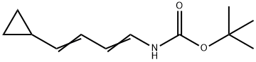 Carbamic acid, (4-cyclopropyl-1,3-butadienyl)-, 1,1-dimethylethyl ester (9CI) 结构式