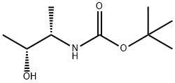 Carbamic acid, [(1S,2R)-2-hydroxy-1-methylpropyl]-, 1,1-dimethylethyl ester 结构式