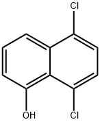 5,8-二氯-1-萘酚 结构式