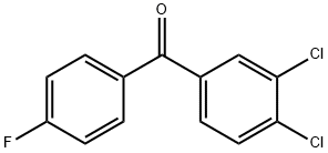 3,4-DICHLORO-4'-FLUOROBENZOPHENONE 结构式