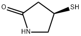 (R)-4-巯基-2-吡咯烷酮 结构式