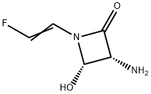 2-Azetidinone,3-amino-1-(2-fluoroethenyl)-4-hydroxy-,cis-(9CI) 结构式