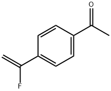 Ethanone, 1-[4-(1-fluoroethenyl)phenyl]- (9CI) 结构式