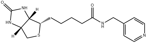 1H-Thieno[3,4-d]iMidazole-4-pentanaMide, hexahydro-2-oxo-N-(4-pyridinylMethyl)-, (3aS,4S,6aR)- 结构式