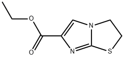 Imidazo[2,1-b]thiazole-6-carboxylic acid, 2,3-dihydro-, ethyl ester (9CI) 结构式