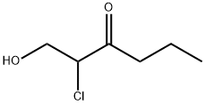 3-Hexanone,  2-chloro-1-hydroxy- 结构式