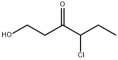 3-Hexanone,  4-chloro-1-hydroxy- 结构式