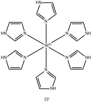 六(1H-咪唑-N3)-二氯化镍 结构式