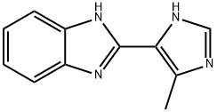 1H-Benzimidazole,2-(5-methyl-1H-imidazol-4-yl)-(9CI) 结构式