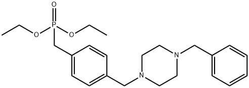 diethyl benzylpiperazinomethylbenzylphosphonate 结构式