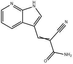 2-cyano-3-(1H-pyrrolo[2,3-b]pyridin-3-ly)-2-Propenamide