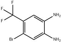 4-溴-5-氟-1,2-苯二胺 结构式