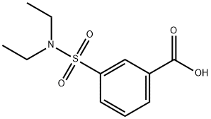 3-二乙基磺酰基苯甲酸 结构式