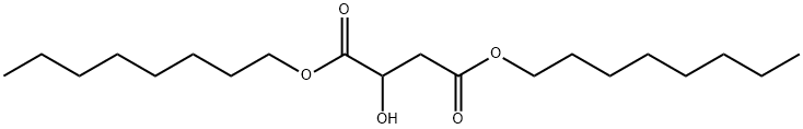 苹果酸二辛酯 结构式