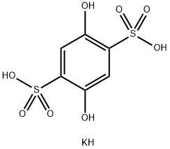 2,5-二磺酸对苯二酚钾盐 结构式