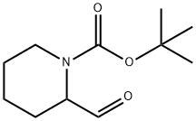 1-BOC-2-哌啶甲醛 结构式