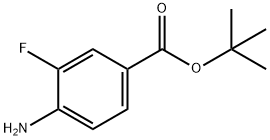 叔-丁基 4-氨基-3-氟苯酸盐 结构式