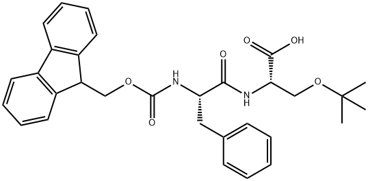 FMOC-PHE-SER(TBU)-OH 结构式