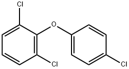 2,6-Dichlorophenyl 4-chlorophenyl ether 结构式