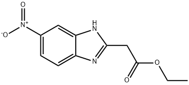 6-硝基-1H-苯并咪唑-2-乙酸乙酯 结构式