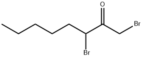 1,3-Dibromo-2-octanone 结构式