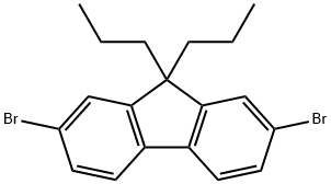 2,7-二溴-9,9-二丙基芴 结构式