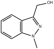 1-甲基吲唑-3-甲醇 结构式