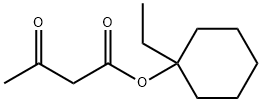 3-Oxobutanoic acid 1-ethylcyclohexyl ester 结构式