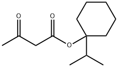 Acetoacetic acid 1-isopropylcyclohexyl ester 结构式