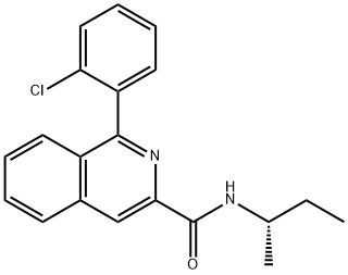 (S)-N-DESMETHYL PK 11195 结构式