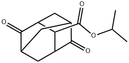 4,8-Dioxo-2-adamantanecarboxylic acid isopropyl ester 结构式