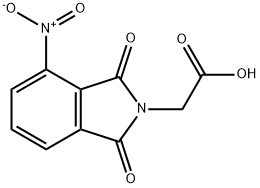 (4-NITRO-1,3-DIOXO-1,3-DIHYDRO-ISOINDOL-2-YL)-ACETIC ACID 结构式
