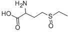 DL-乙硫氨酸亚砜 结构式