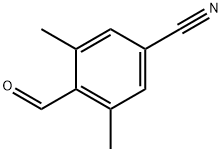 3,5-二甲基-4-醛基苯甲腈 结构式
