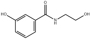 3-羟基-N-(2-羟基乙基)苯甲酰胺 结构式