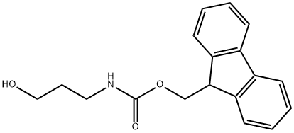 3-(FMOC-氨基)-1-丙醇 结构式
